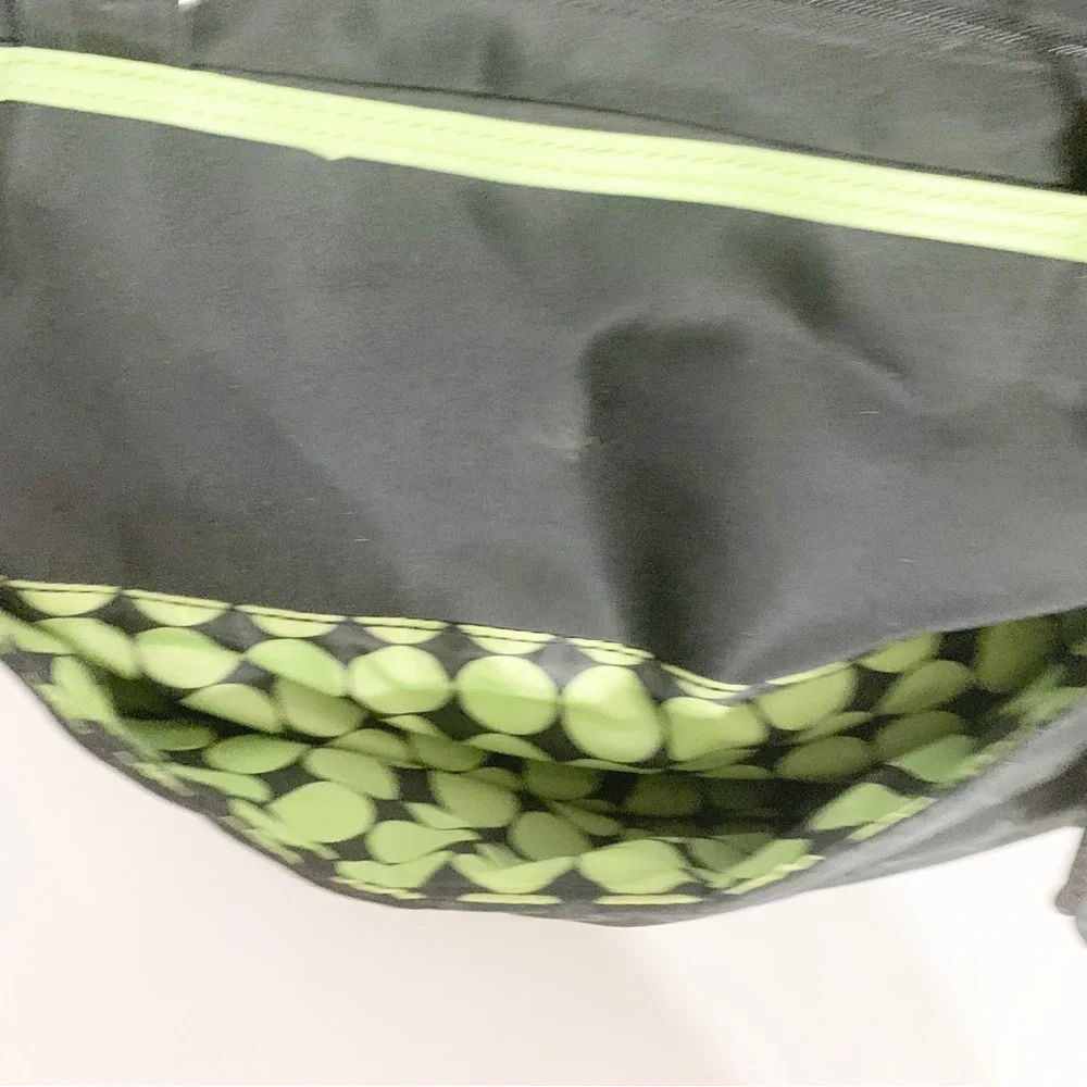 Carter's Tonal Dot Top Zip Tote Diaper Bag Top Handles Organizational Pockets